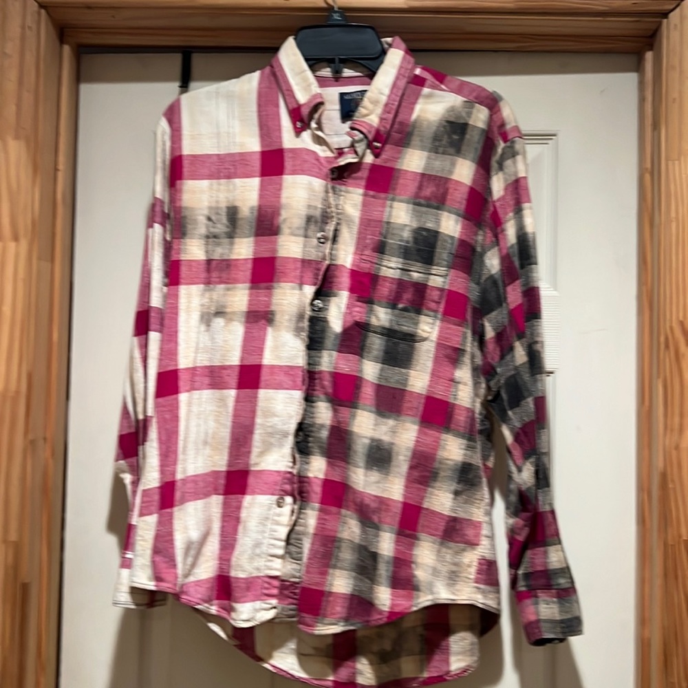 Warm bleached button down.